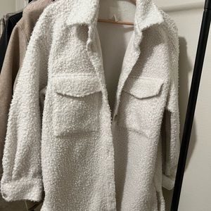 H&M teddy coat